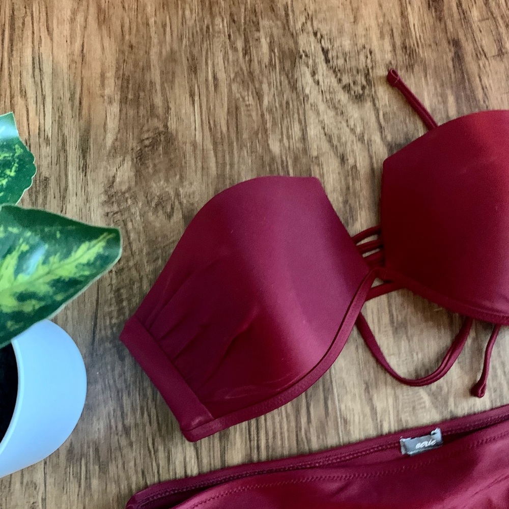 aerie bandeau bikini top